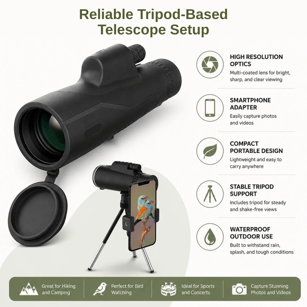 Portable High-Clarity Star Gazing Scope | Zyphhraa