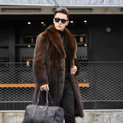 Button Front Plush Fur Coat | Zyphhra