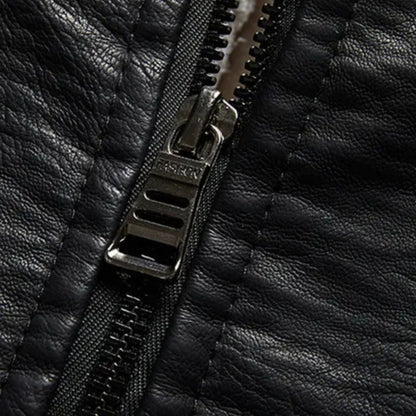 Classic Winter Leather Jacket | Zyphhra