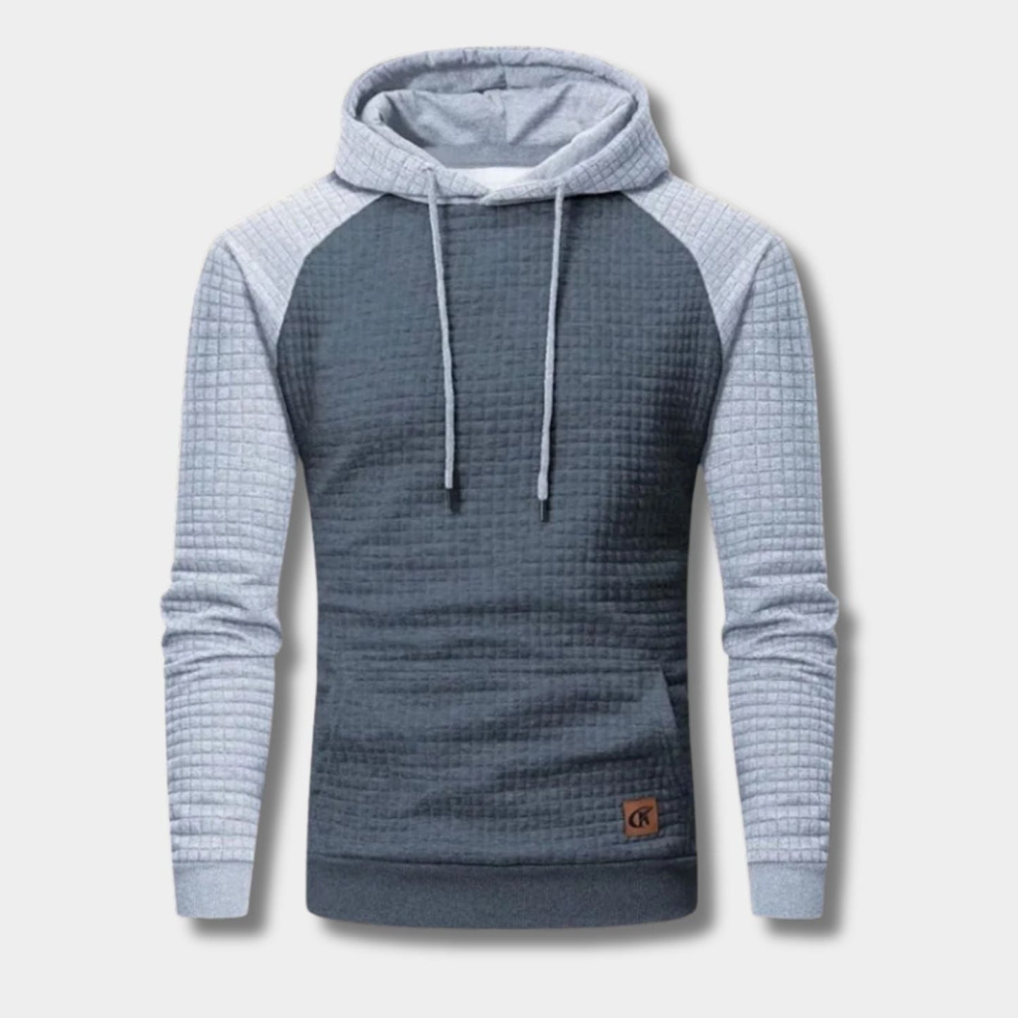 Textured Jacquard Pullover Hoodie | Zyphhra