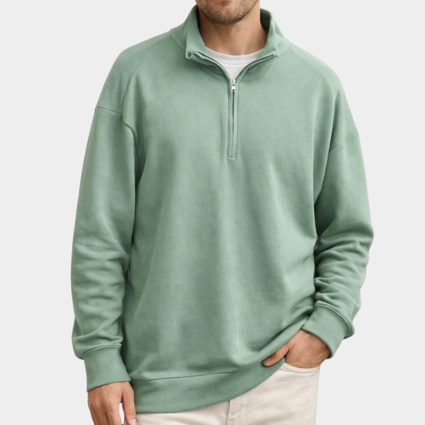 Stand Collar Fleece Quarter-Zip | Zyphhra