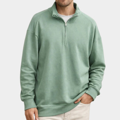 Stand Collar Fleece Quarter-Zip | Zyphhra