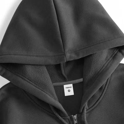 Gothic Dark Streetwear Zip Hoodie | Zyphhra
