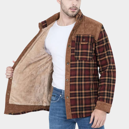 Fleece Lined Flannel Shirt Jacket | Zyphhra