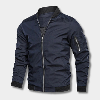 Minimal Utility Bomber Jacket | Zyphhra