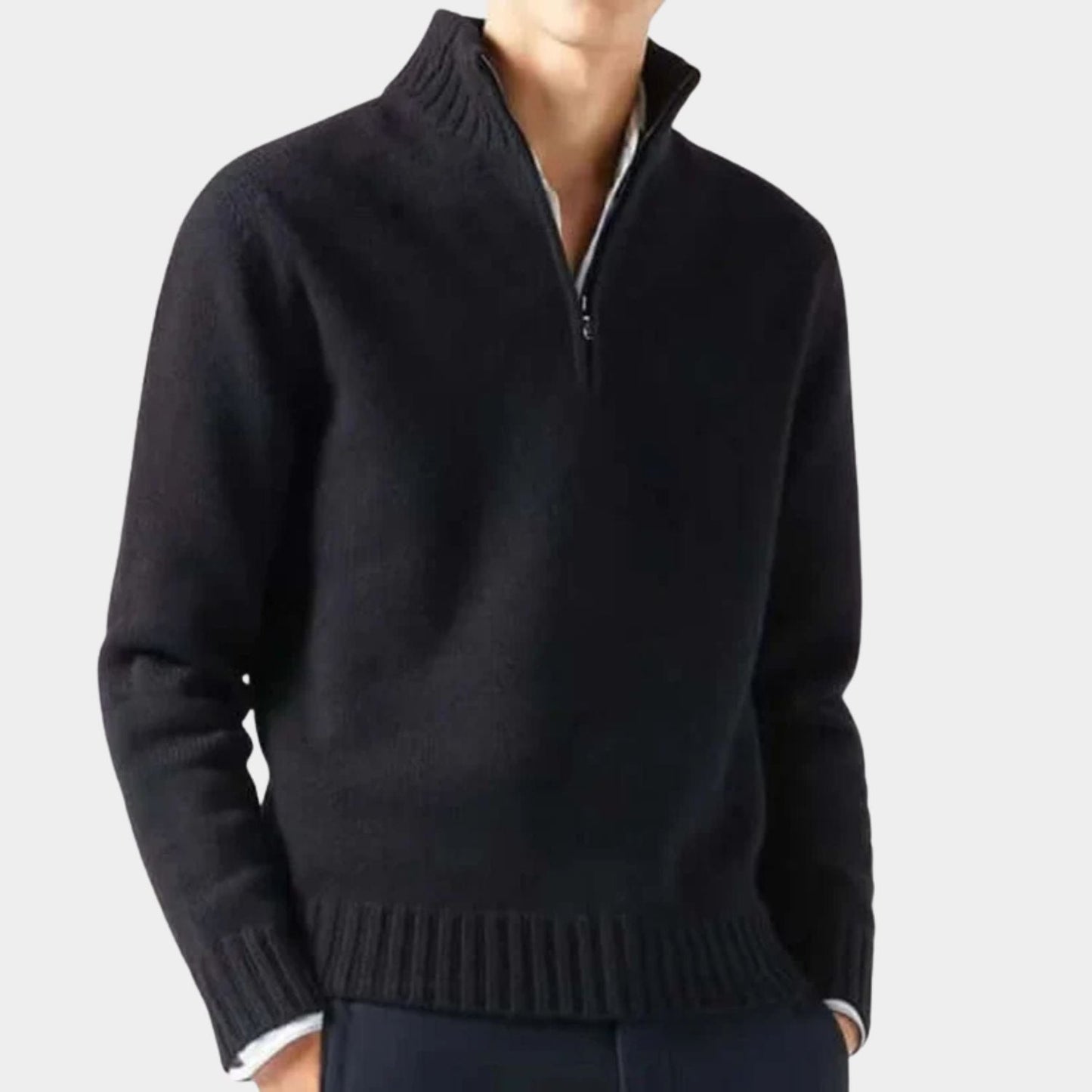 Quarter-Zip Warm Jumper | Zyphhra