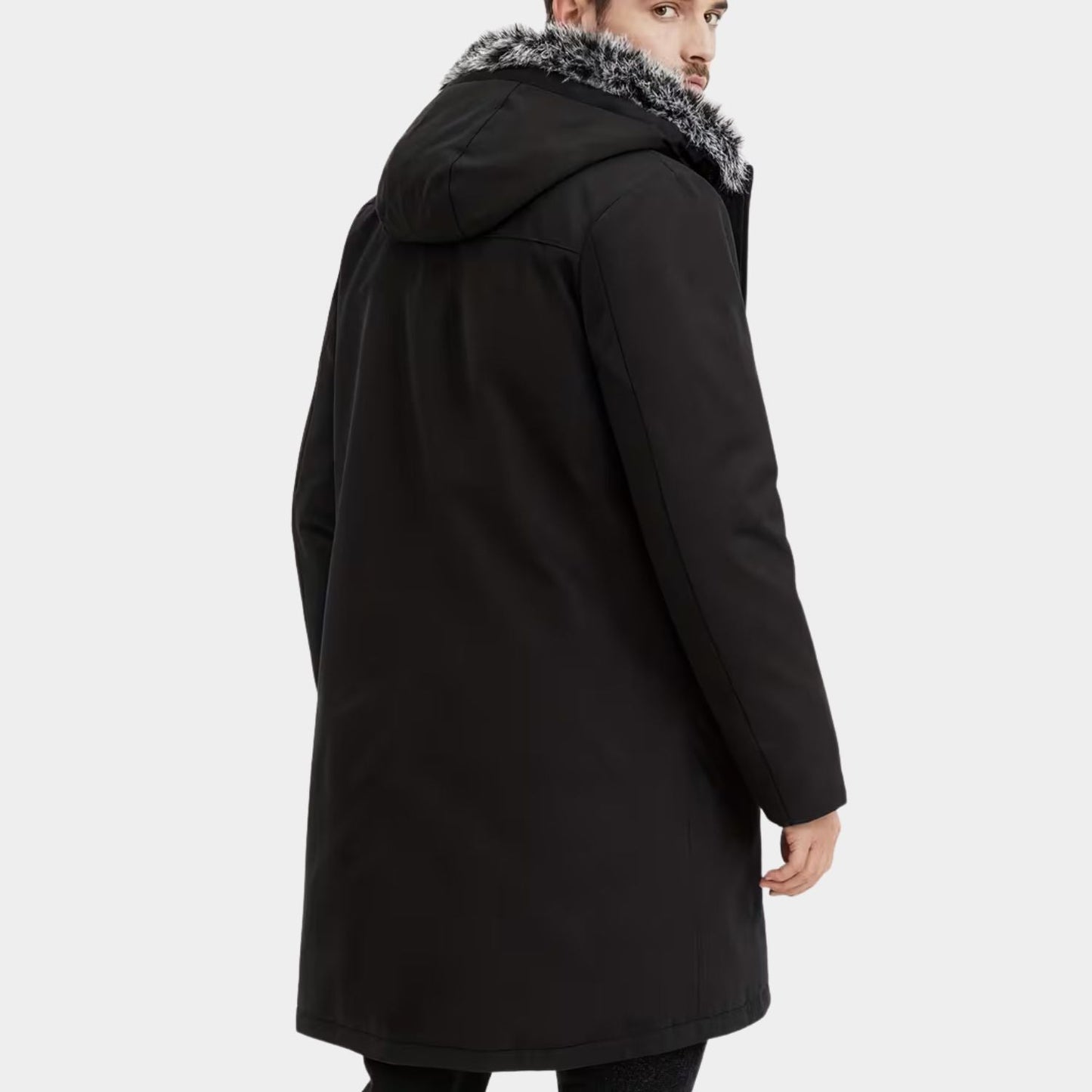 Fur Hood Longline Ski Coat | Zyphhra