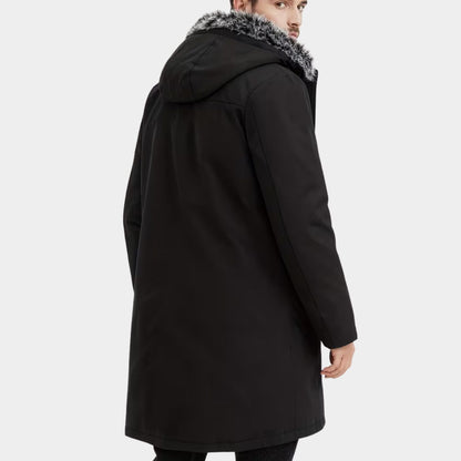 Fur Hood Longline Ski Coat | Zyphhra