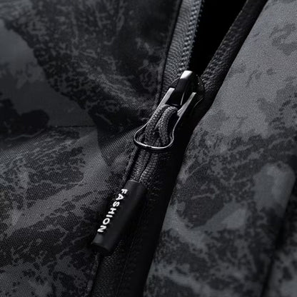 Camo Hooded Puffer Jacket | Zyphhra