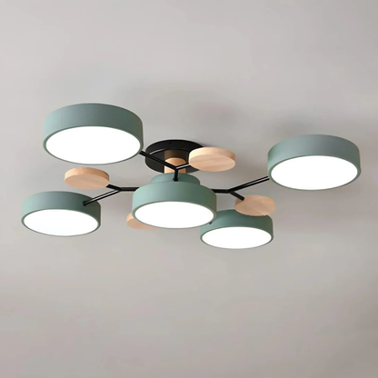 Sleek Circular LED Ceiling Fixture | Zyphhra