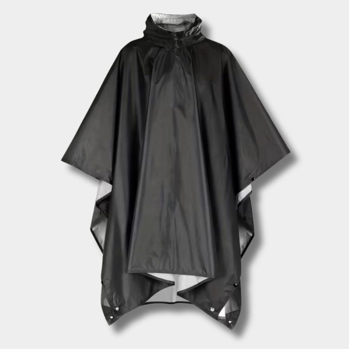 Drawstring Hooded Poncho Rain Coat | Zyphhra