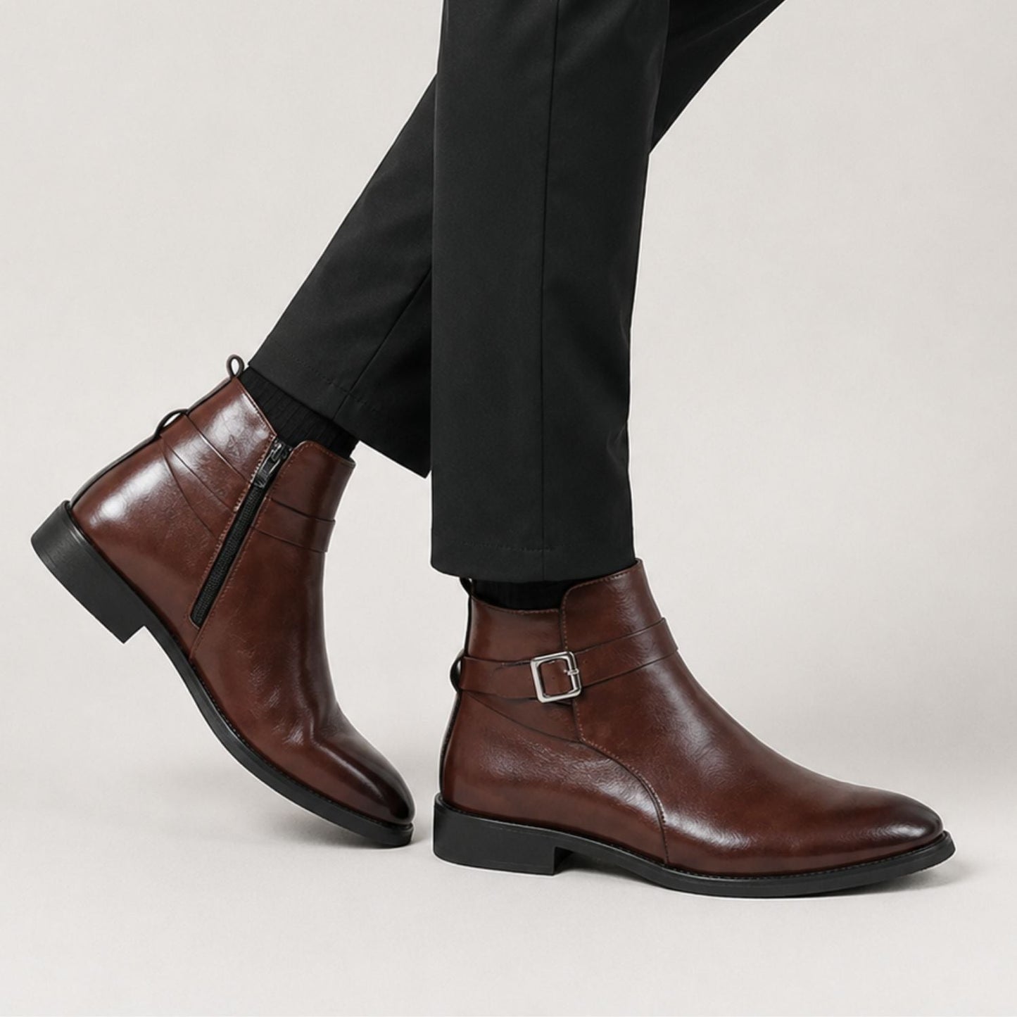 Buckle Chelsea Boots | Zyphhra