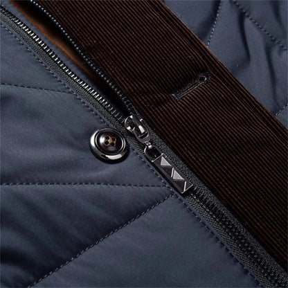 Quilted Stand Collar Winter Jacket | Zyphhra