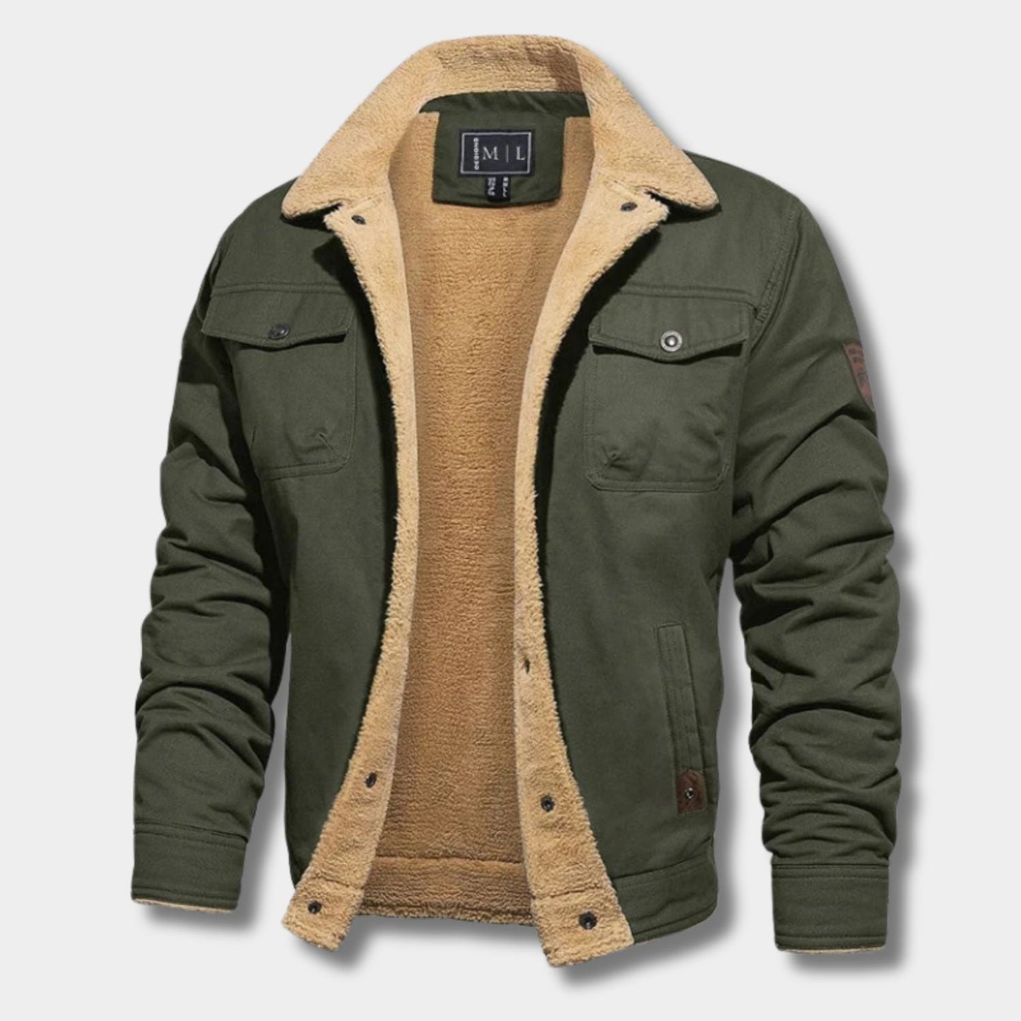 Fleece Lined Pilot Aviator Jacket | Zyphhra