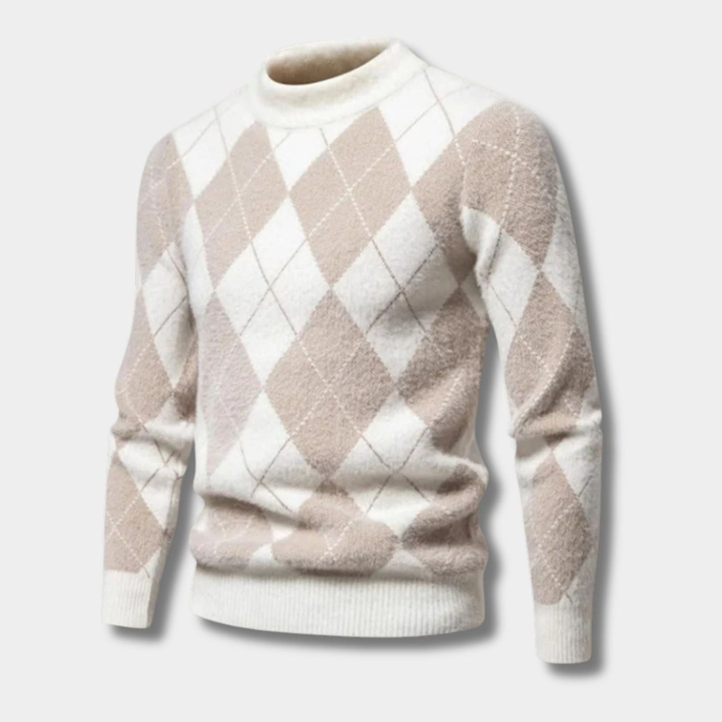 Argyle Knit Jumper | Zyphhra