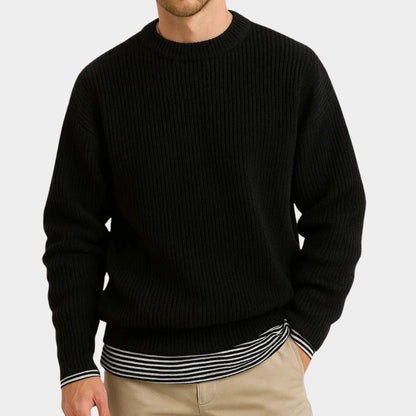 Oversized Ribbed Knit Jumper | Zyphhra