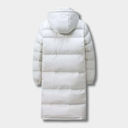 Longline Hooded Padded Ski Coat | Zyphhra