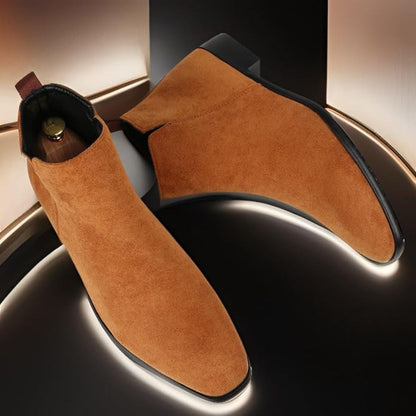 Square Toe Chelsea Boots | Zyphhra