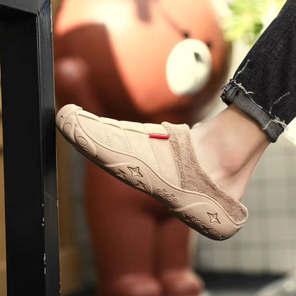 Quilted Plush Slip-On Slippers | Zyphhra