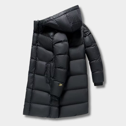 Extra Thick Hooded Puffer Ski Coat | Zyphhra