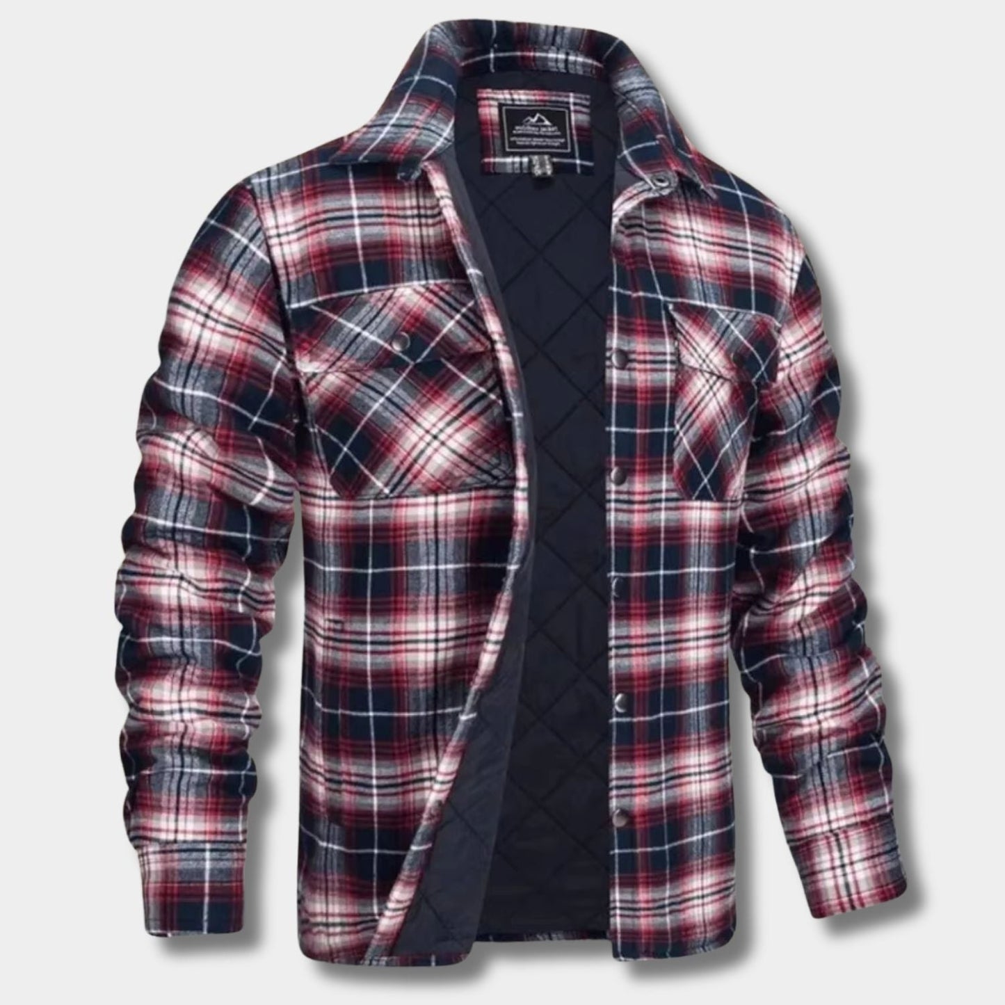 Quilted Check Flannel Shirt Jacket | Zyphhra