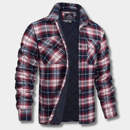 Quilted Check Flannel Shirt Jacket | Zyphhra