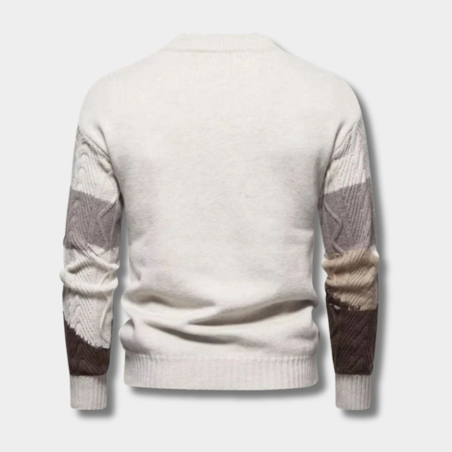 Colour Block Cable Knit Jumper | Zyphhra