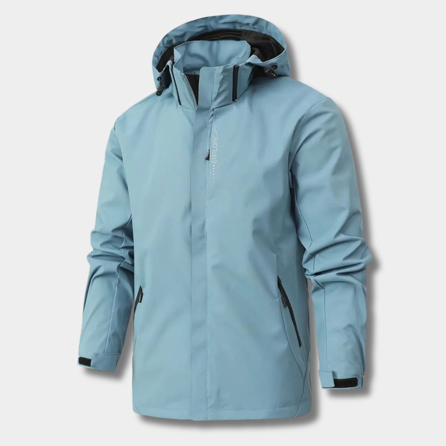 Adjustable Hood Shell Waterproof Jacket | Zyphhra