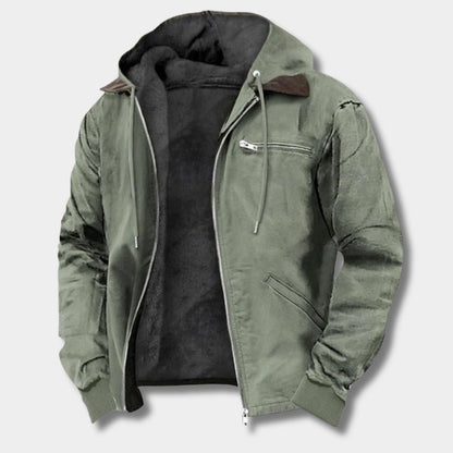 Hooded Sherpa Fleece Jacket | Zyphhra
