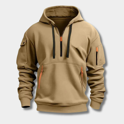 Half Zip Utility Hoodie | Zyphhra