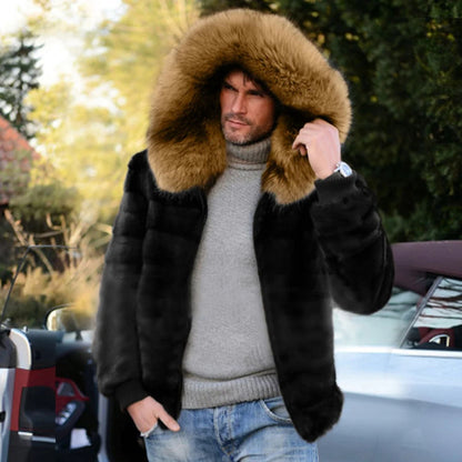 Hooded Faux Fur Jacket | Zyphhra