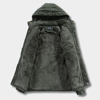 Hooded Utility Winter Jacket | Zyphhra