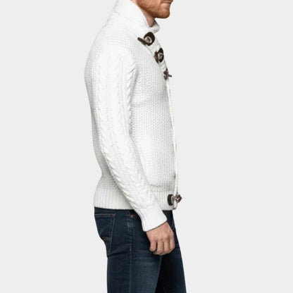 Cable Toggle Knit Cardigan | Zyphhra