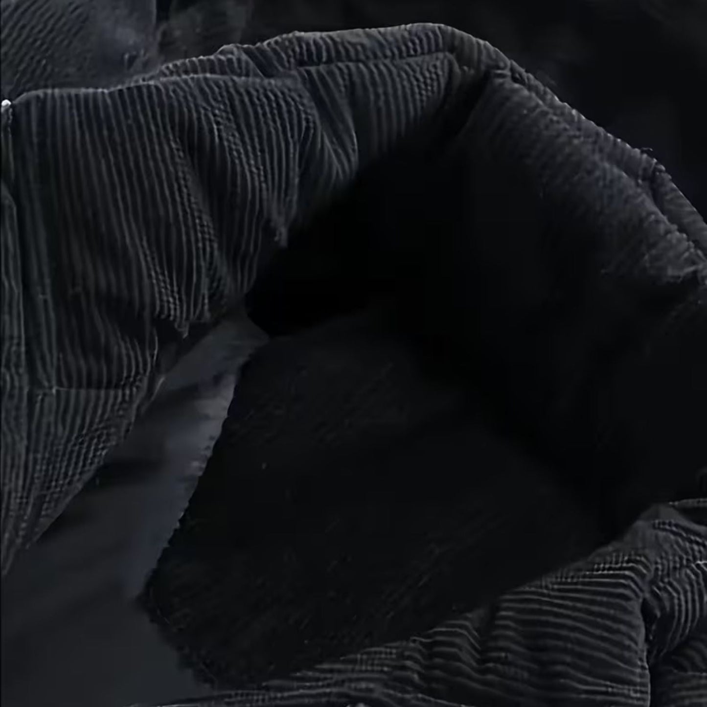 Corduroy Hooded Puffer Jacket | Zyphhra