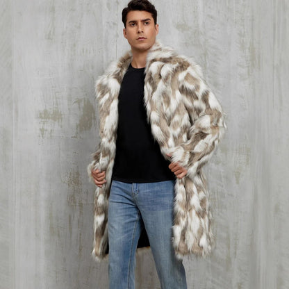 Animal Print Faux Fur Coat | Zyphhra