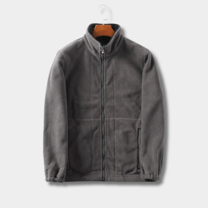 Stand Collar Casual Fleece Jacket | Zyphhra
