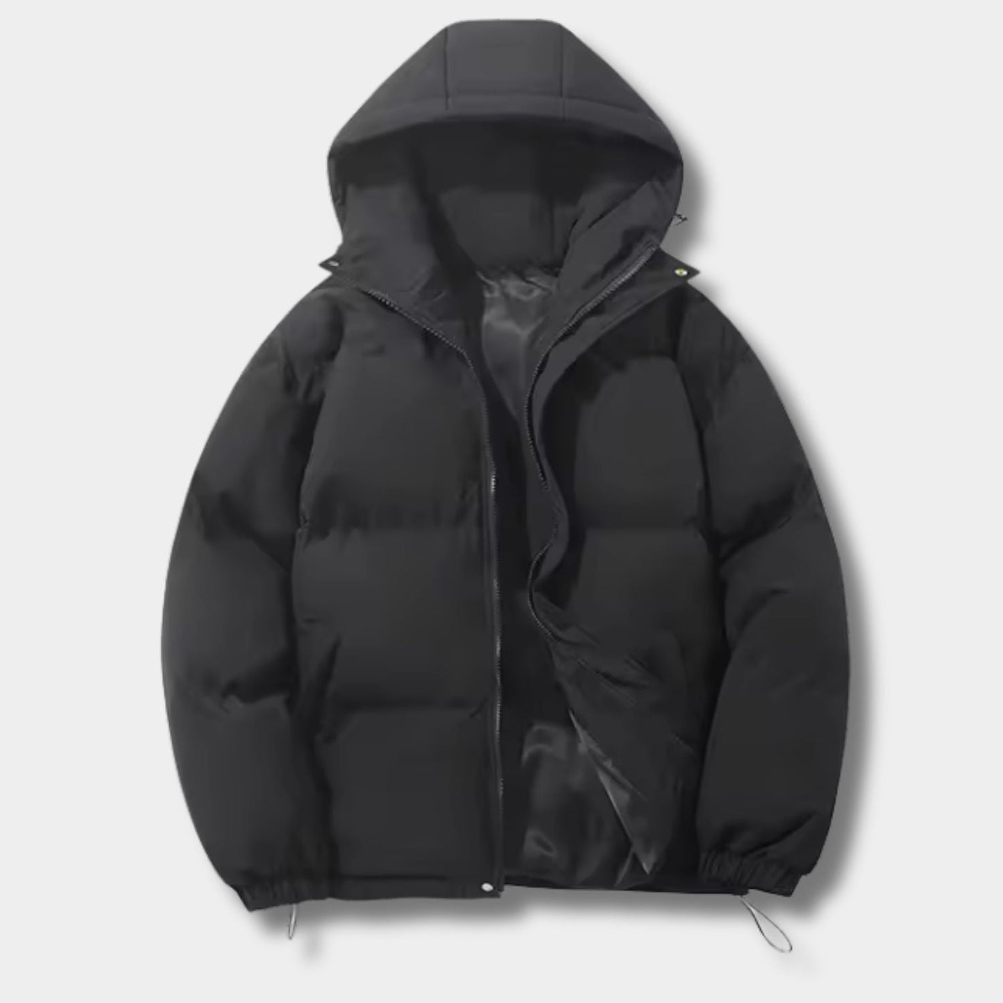 Drawstring Hood Puffer Winter Jacket | Zyphhra