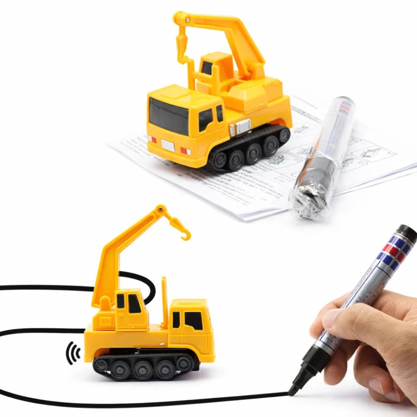 Line Following Drawing Toy Car | Zyphhra