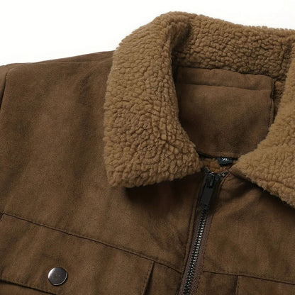 Sherpa Collar Fleece Jacket | Zyphhra