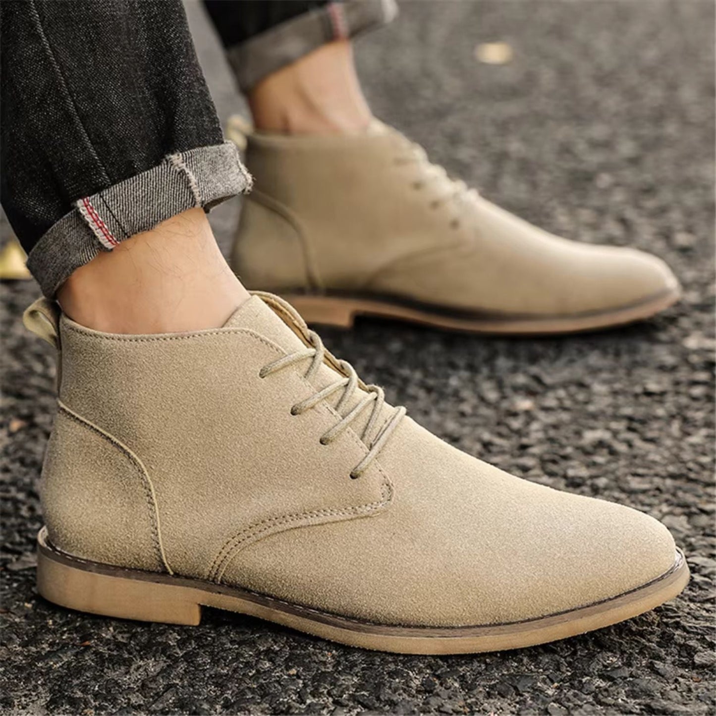 Refined Suede Dress Boots | Zyphhra