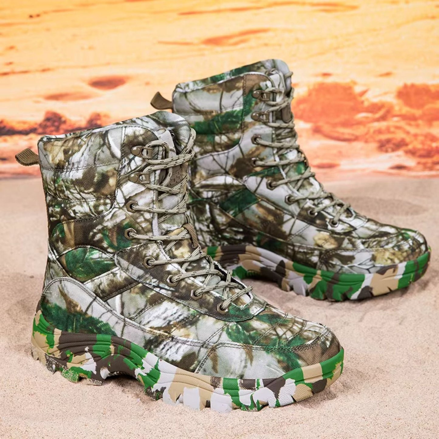 Insulated Camo Hunting Boots | Zyphhra