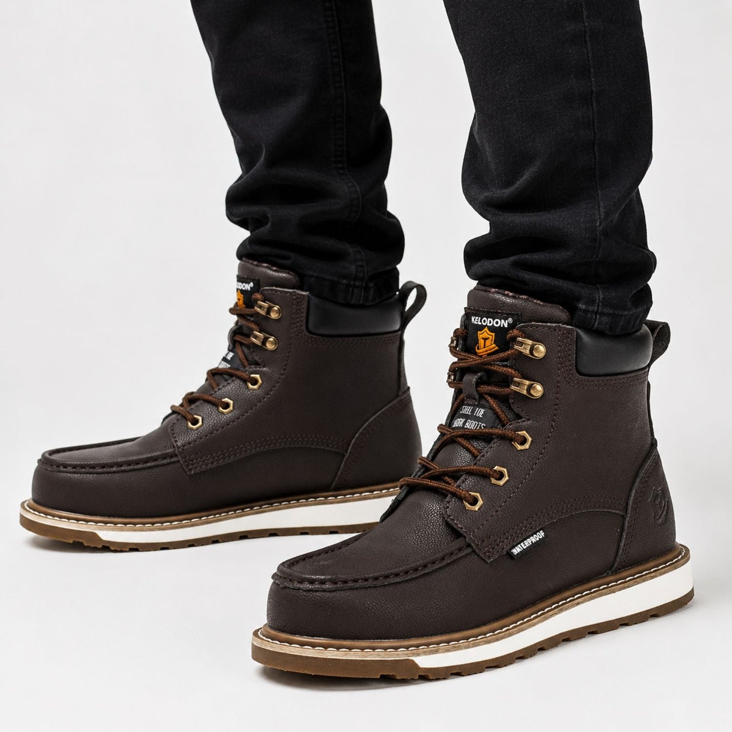 Waterproof Steel Toe Work Boots | Zyphhra