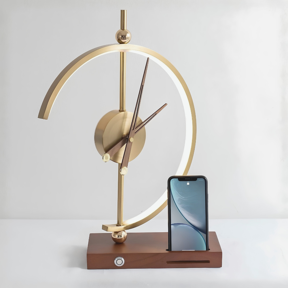 Wireless Charging Lamp Clock  | Zyphhra