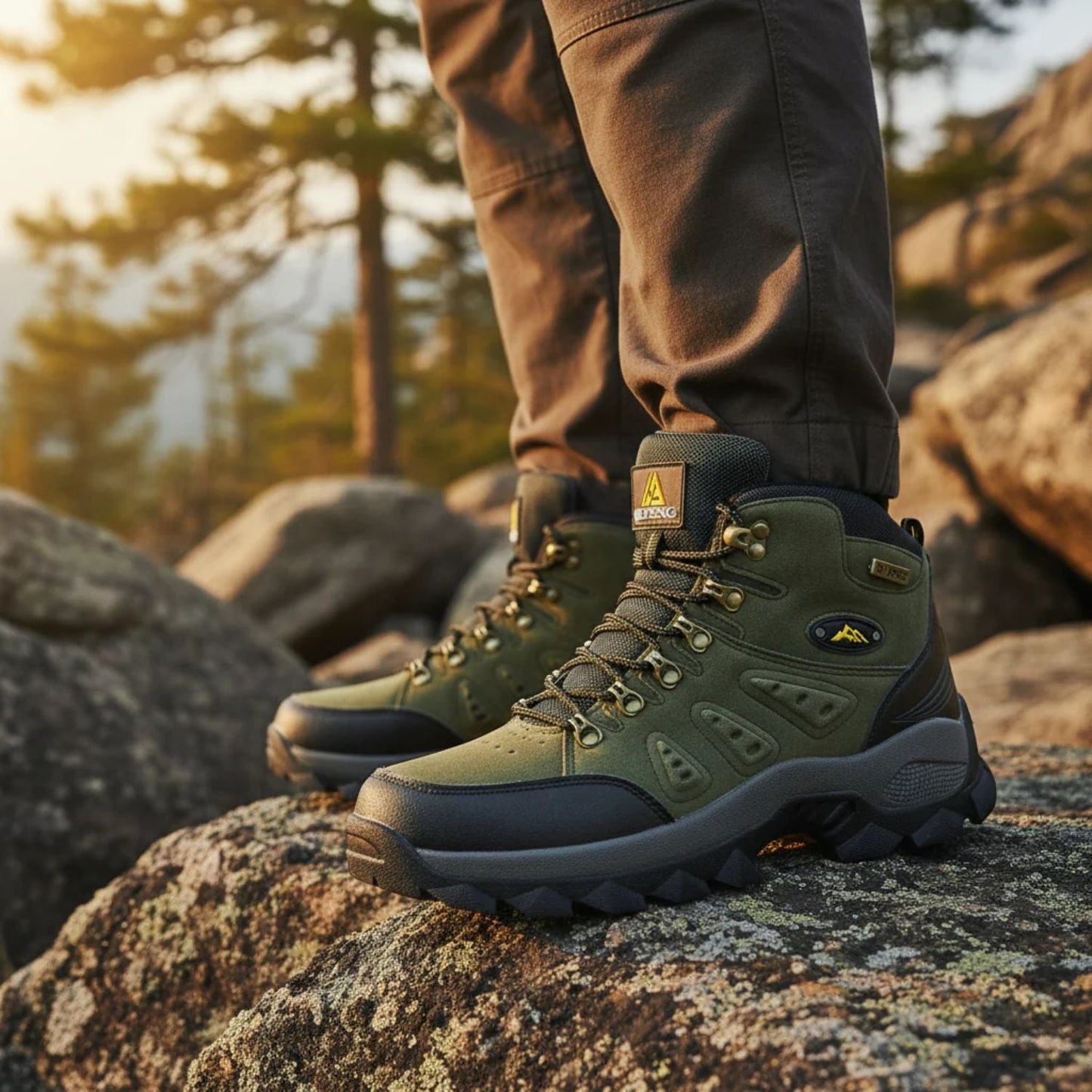 High Ankle Hiking Boots | Zyphhra