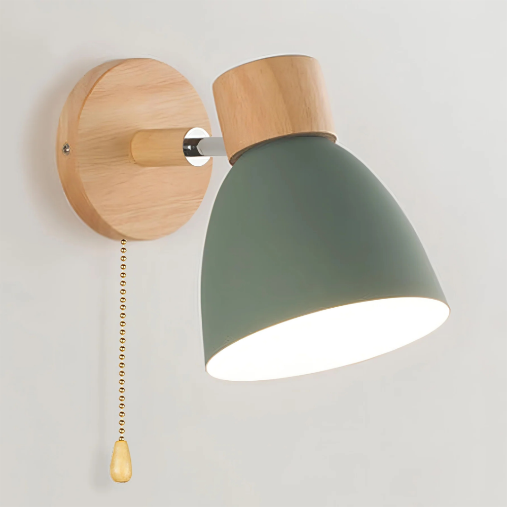 Minimalist Scandinavian Pull-Switch Wall Light | Zyphhra