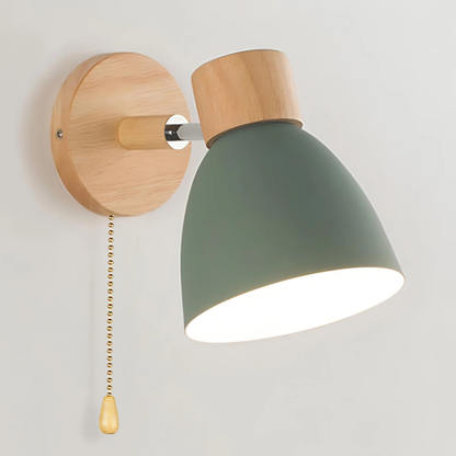 Minimalist Scandinavian Pull-Switch Wall Light | Zyphhra