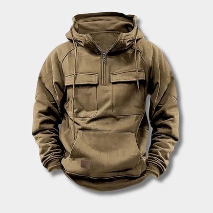 Fleece Utility Winter Hoodie | Zyphhra