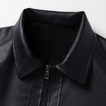 Classic Moto Leather Jacket | Zyphhra