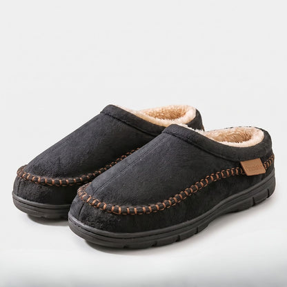 Warm Lined Moccasin Slippers | Zyphhra