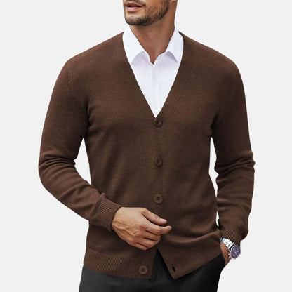 Classic Button Knit Cardigan | Zyphhra